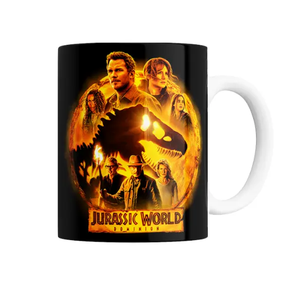 Taza de Cerámica Jurassic Park Dominion Póster