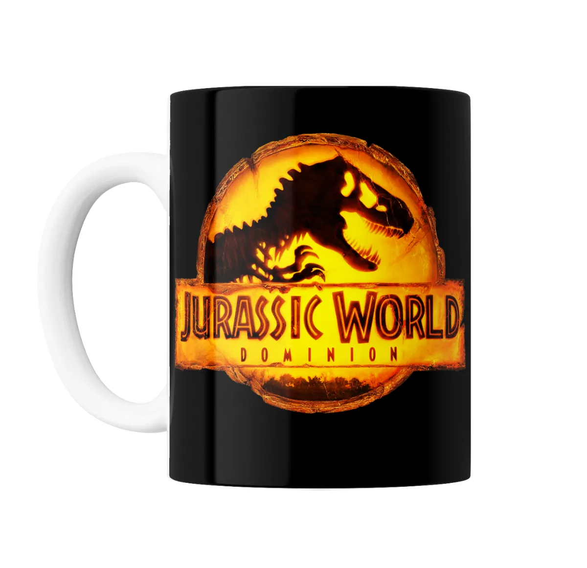 Taza de Cerámica Jurassic Park Jurassic World Dominion Logo - vista 2