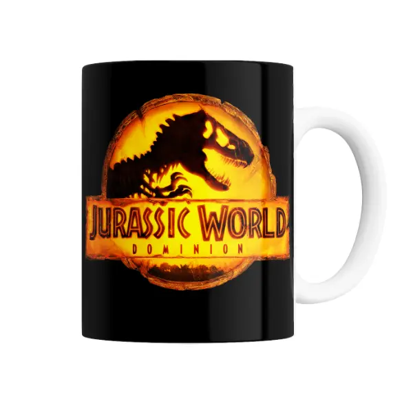 Taza de Cerámica Jurassic Park Jurassic World Dominion Logo