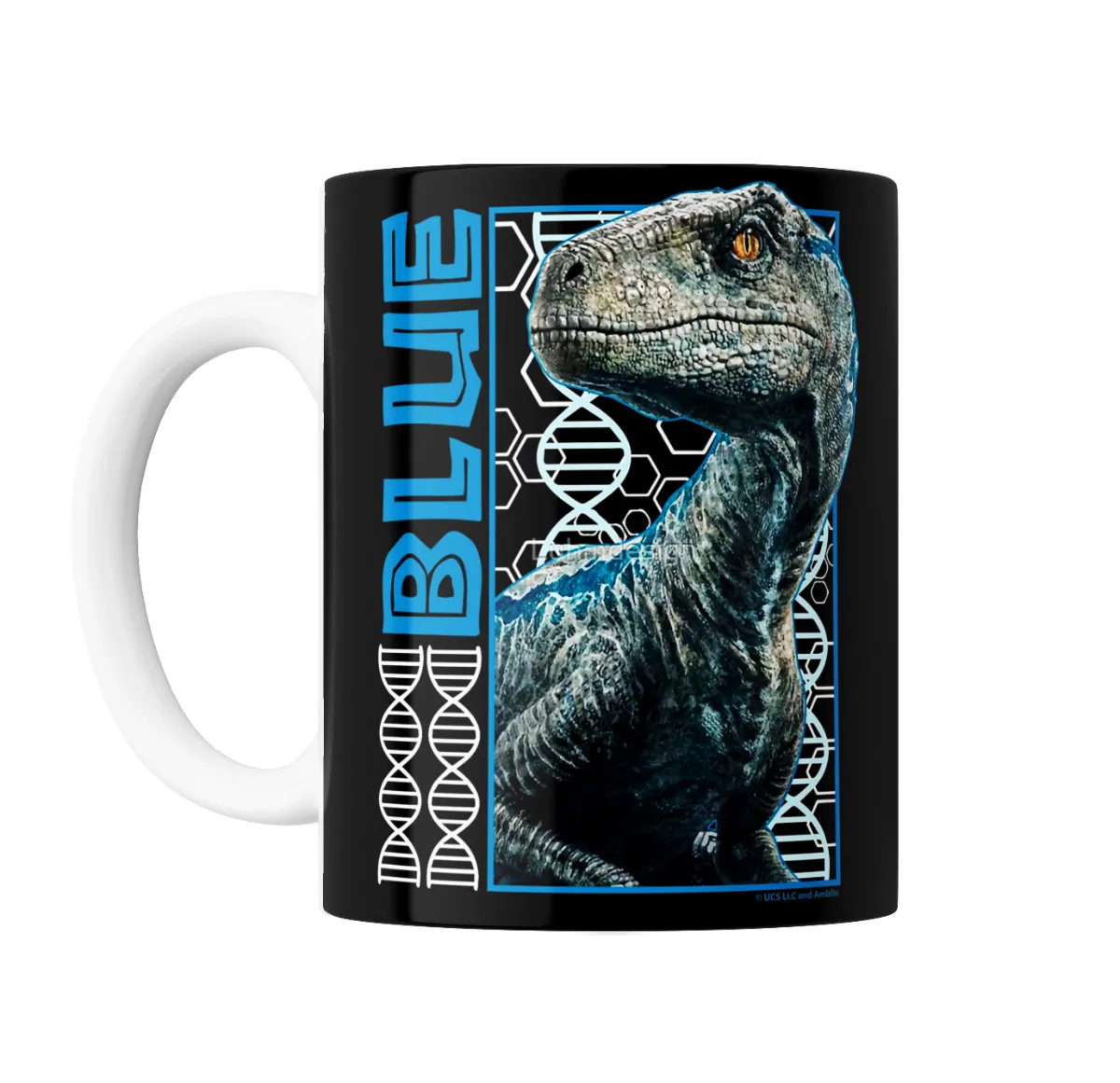 Taza de Cerámica Jurassic Park Blue Velociraptor - vista 2