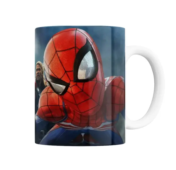 Taza de Cerámica Avengers Spider-Man y Thor