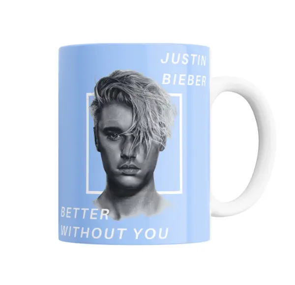 Taza de Cerámica Justin Bieber Better Without You