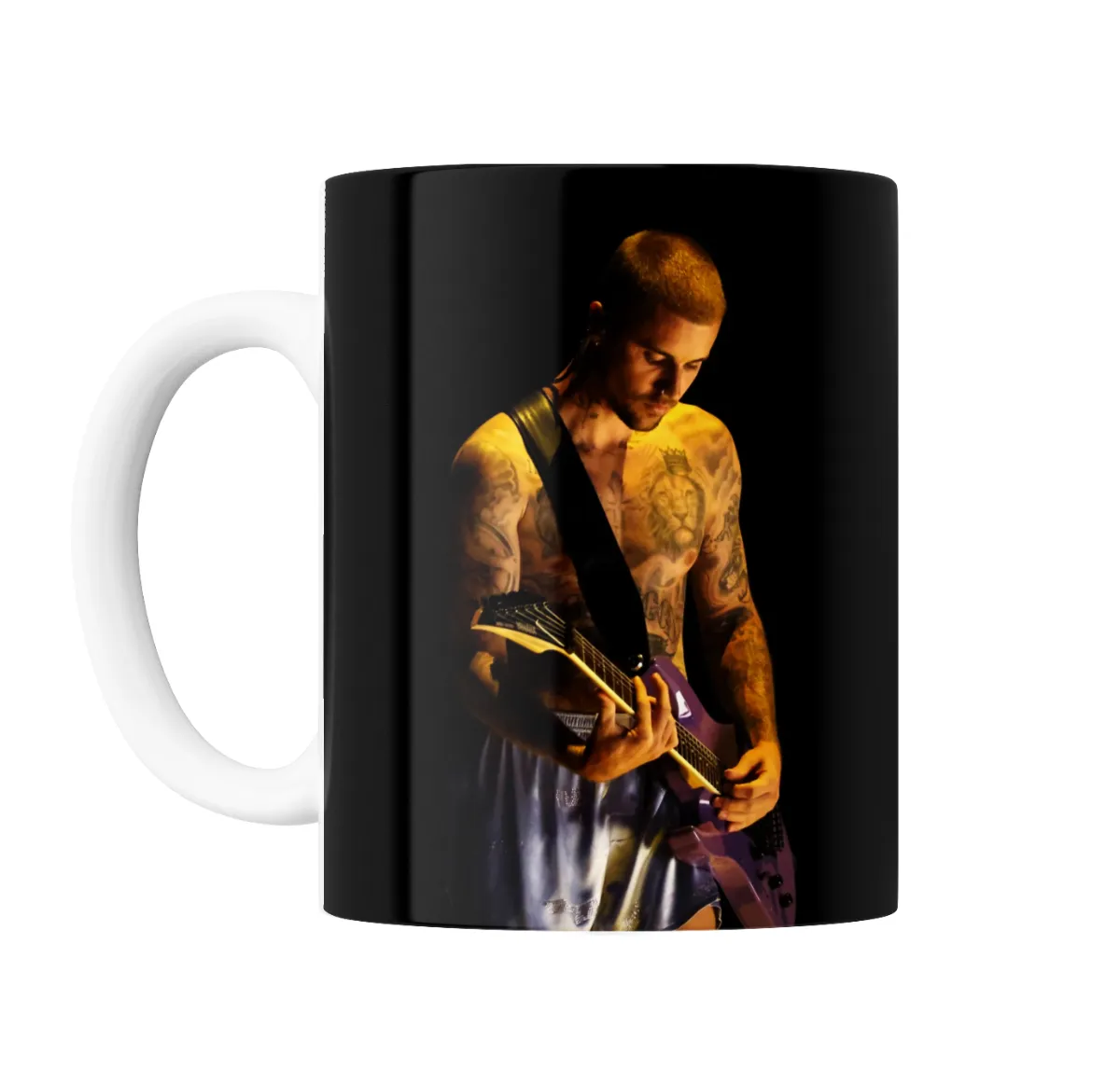 Taza de Cerámica Justin Bieber Guitarrista - vista 2
