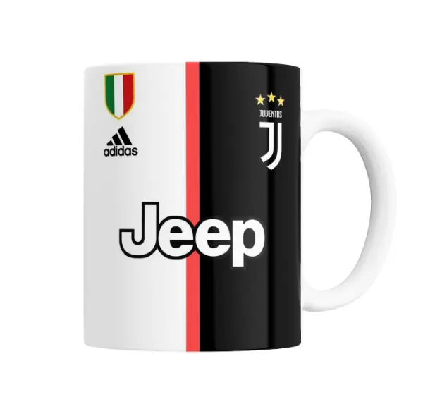 Taza de Cerámica Juventus Camiseta Local Jeep Adidas
