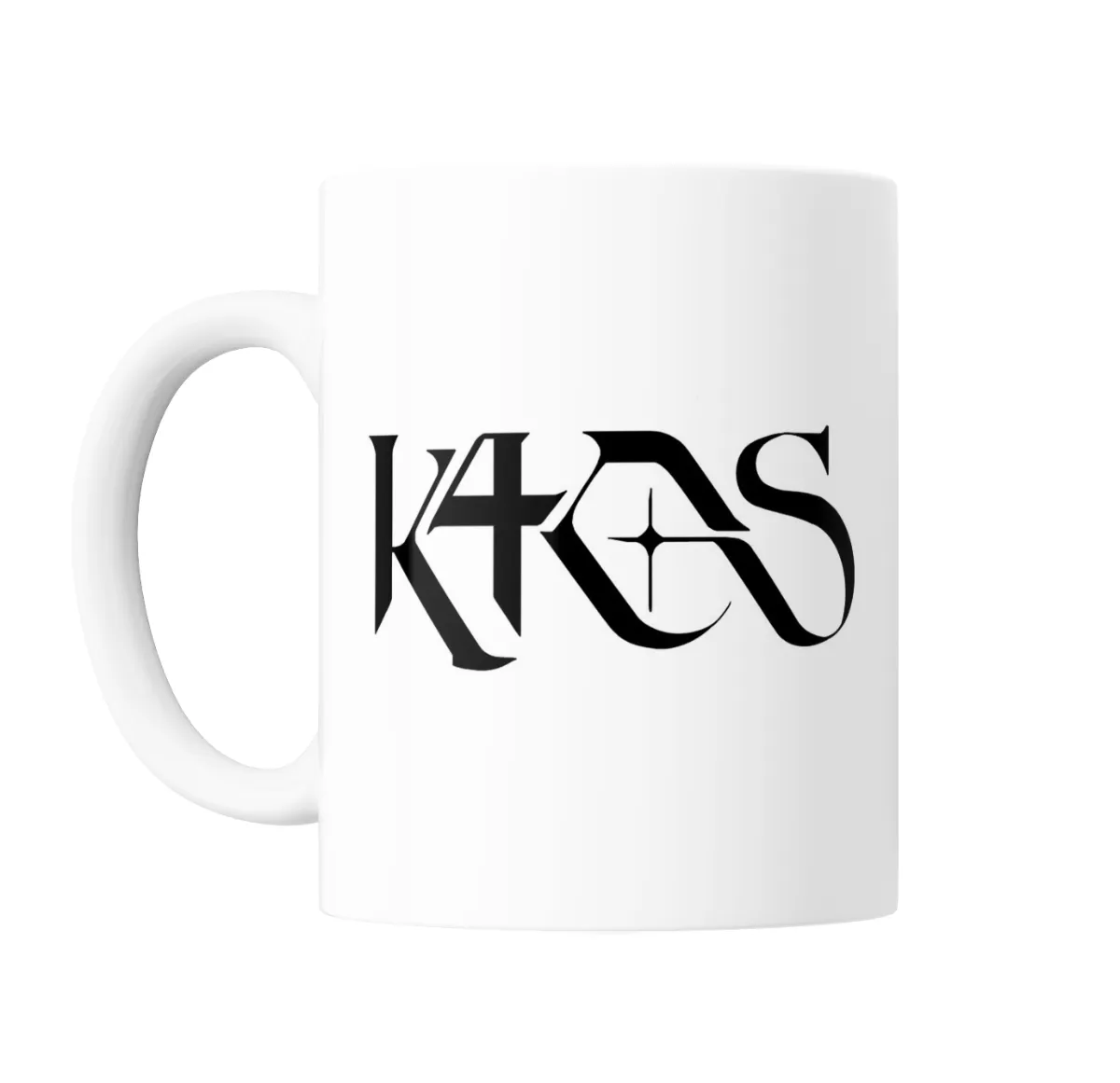 Taza de Cerámica K4OS Logo Negro - vista 2