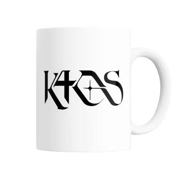 Taza de Cerámica K4OS Logo Negro