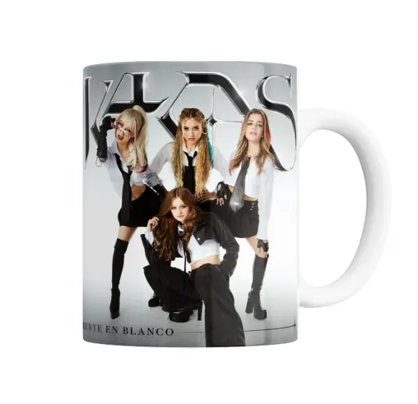 Taza de Cerámica K4OS Completamente en Blanco