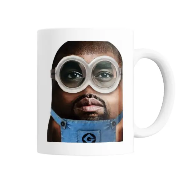 Taza de Cerámica Kanye West Minion Meme