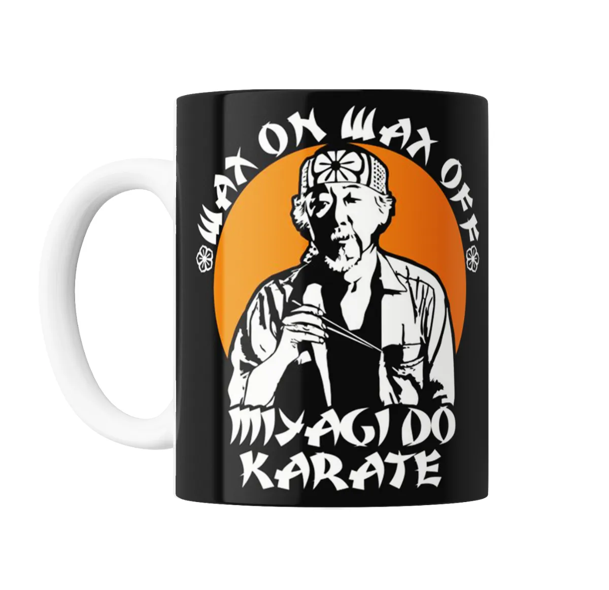 Taza de Cerámica Karate Kid Miyagi Do Wax On Wax Off - vista 2