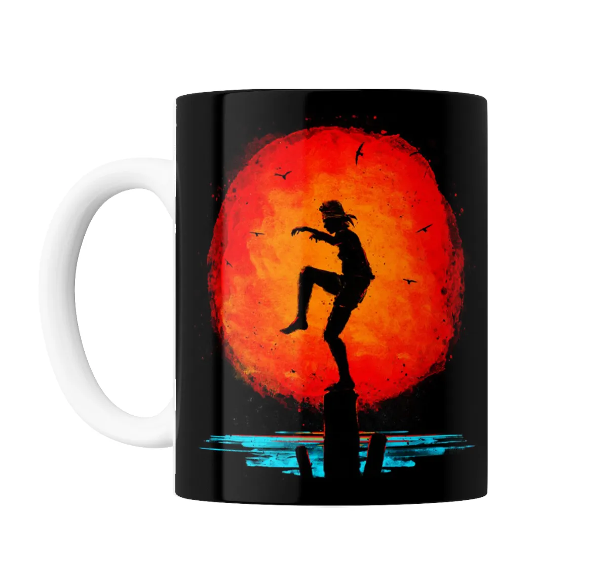 Taza de Cerámica Karate Kid Daniel San Equilibrio al Atardecer - vista 2