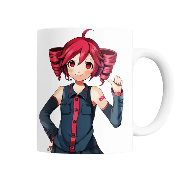 Taza de Cerámica Kasane Teto Pose Sonriente