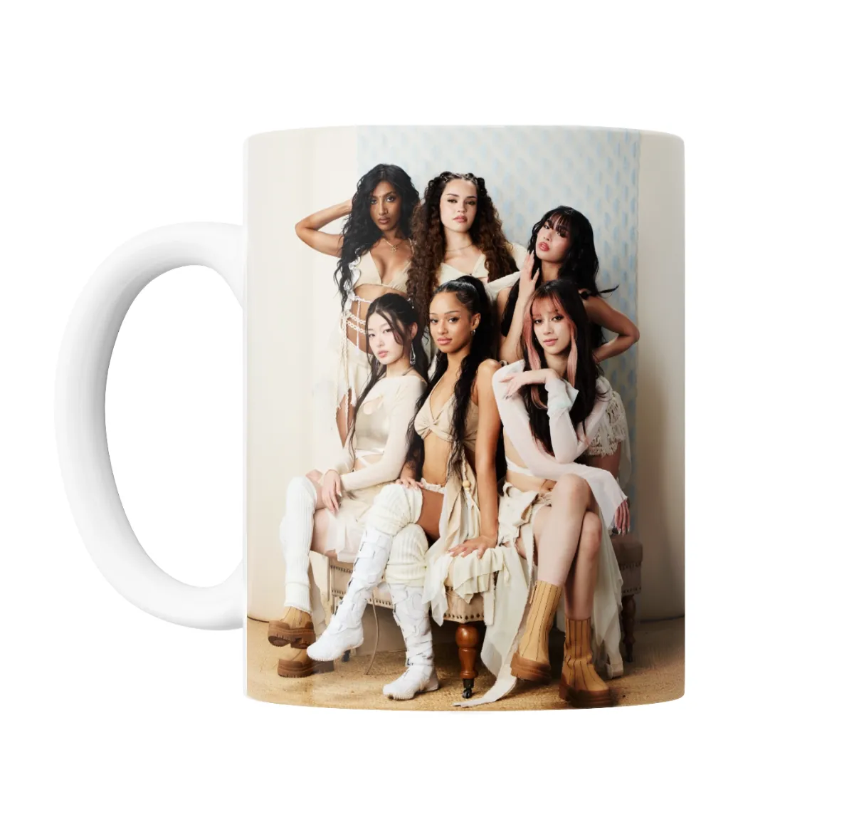 Taza de Cerámica Katseye Grupo Foto Grupal - vista 2