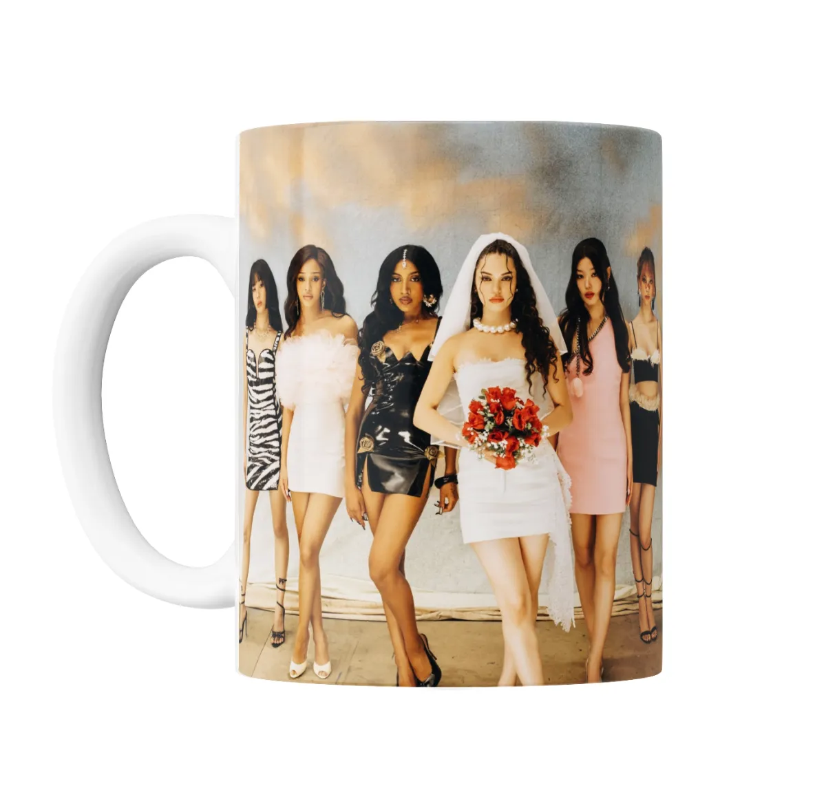 Taza de Cerámica Katseye Grupo Foto Vestido Novia - vista 2