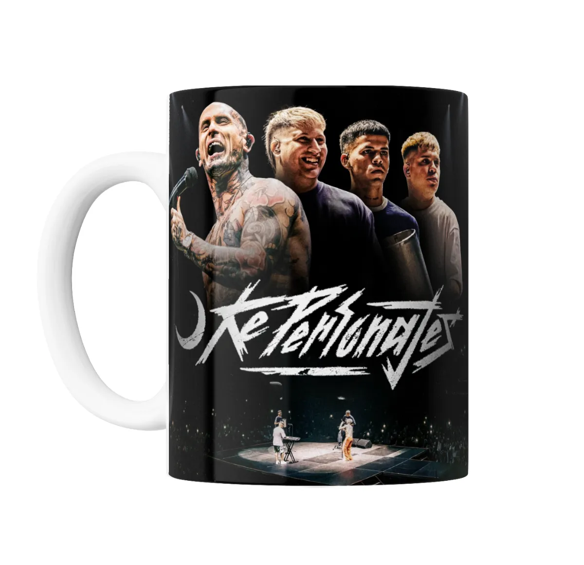 Taza de Cerámica Ke Personajes Integrantes en Concierto - vista 2