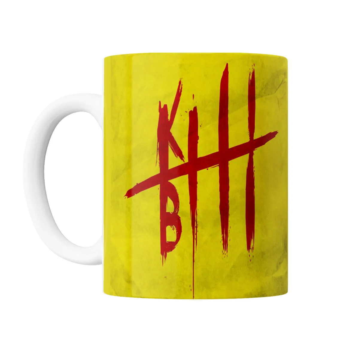 Taza de Cerámica Kill Bill Logo Sangre Amarillo - vista 2