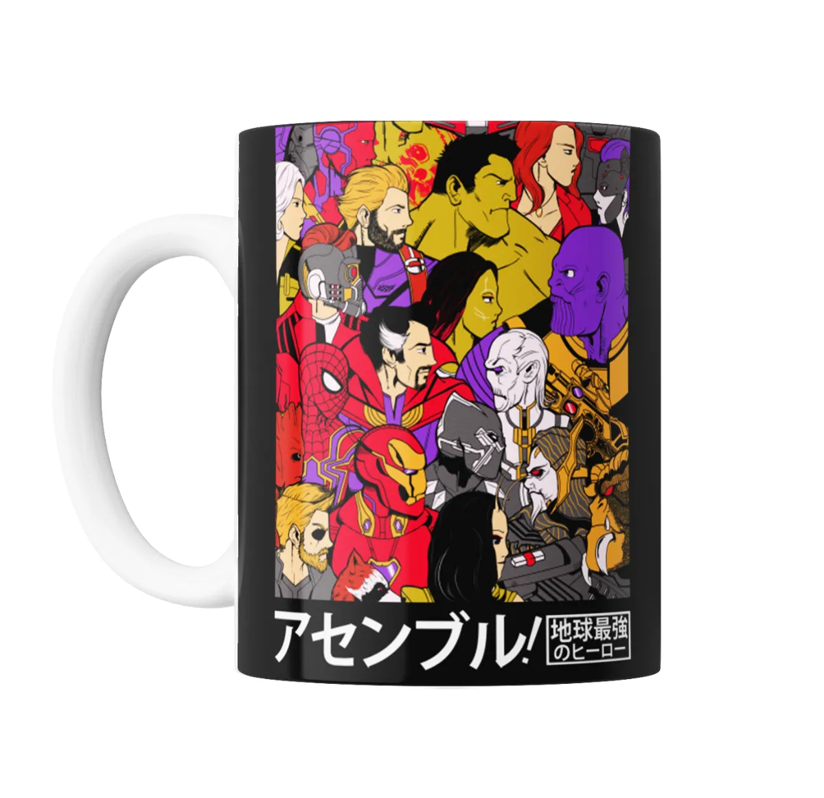 Taza de Cerámica Avengers Infinity War Equipo Marvel Anime Ilustración - vista 2
