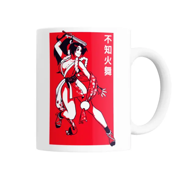 Taza de Cerámica King of Fighters Mai Shiranui