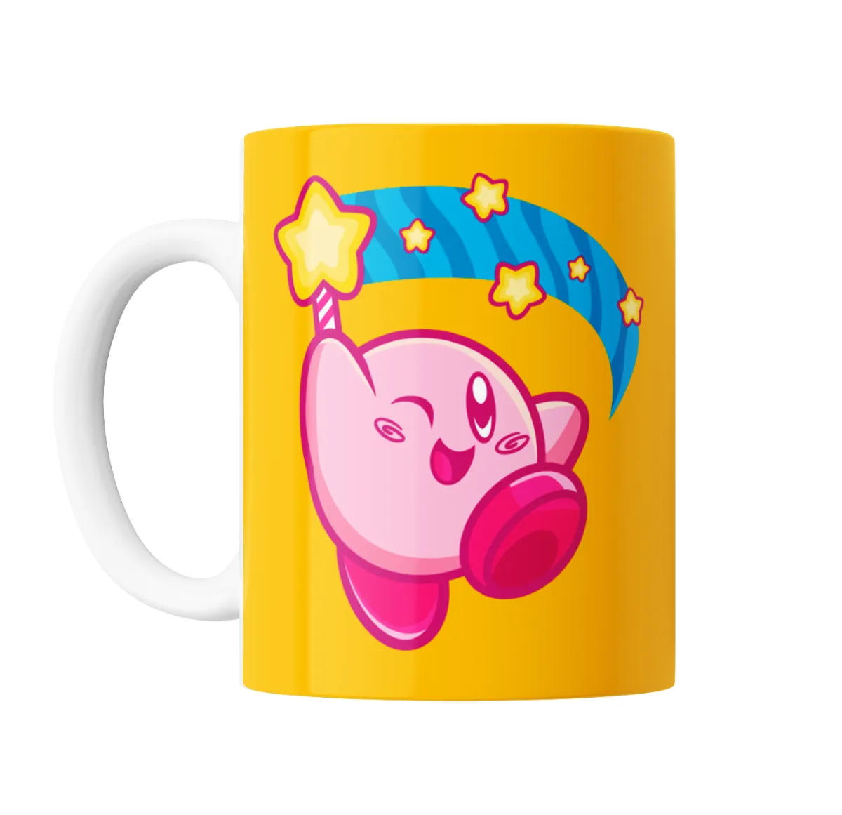 Taza de Cerámica Kirby Guiño Estrellas - vista 2