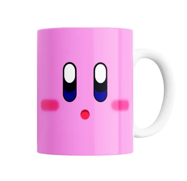 Taza de Cerámica Kirby Cara