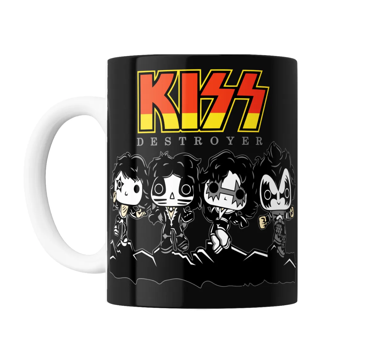 Taza de Cerámica Kiss Destroyer Chibi - vista 2