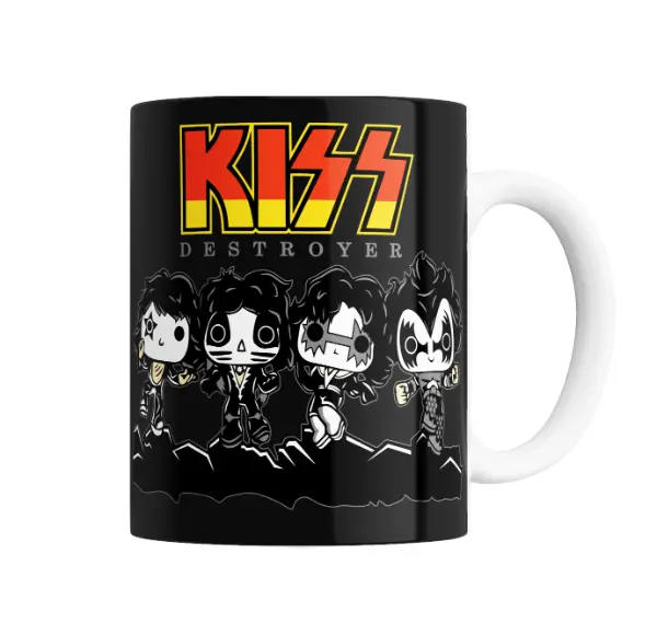 Taza de Cerámica Kiss Destroyer Chibi
