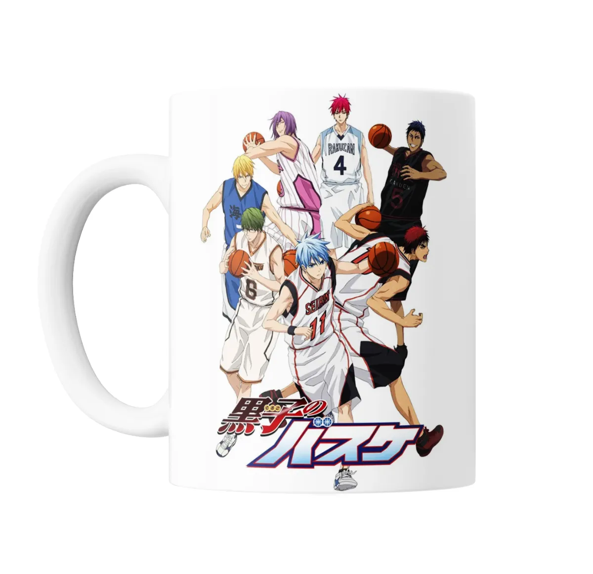 Taza de Cerámica Kuroko No Basket Equipo Seirin y Generación de los Milagros - vista 2
