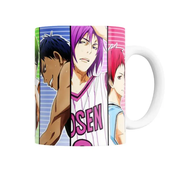 Taza de Cerámica Kuroko No Basket Equipo Rakuzan y Seirin