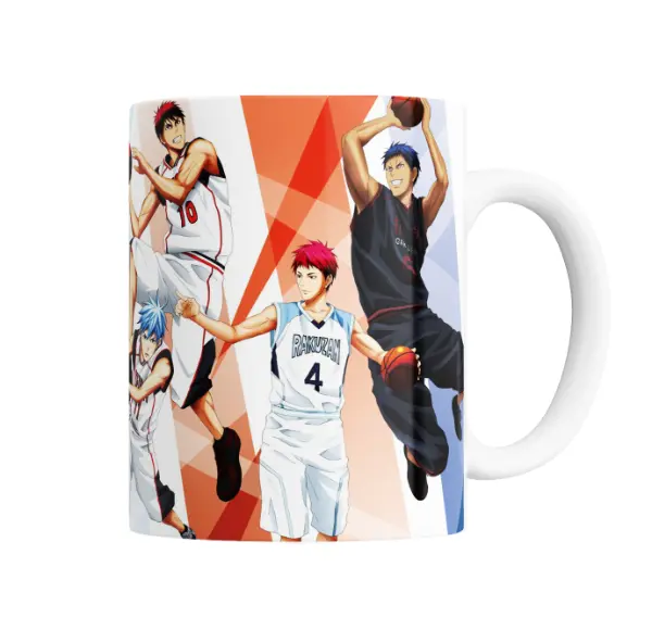 Taza de Cerámica Kuroko No Basket Equipo Seirin y Rakuzan
