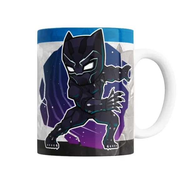 Taza de Cerámica Avengers Pantera Negra Chibi