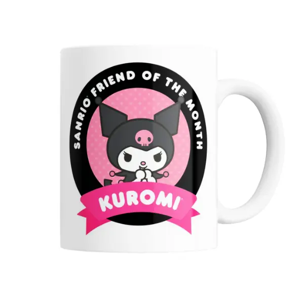 Taza de Cerámica Kuromi Sanrio Friend of the Month