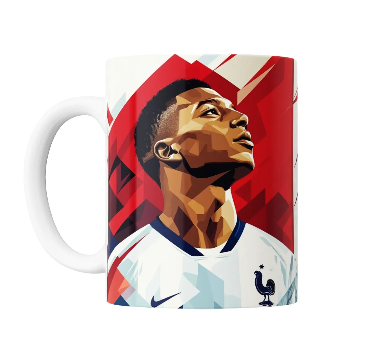 Taza de Cerámica Kylian Mbappé Selección Francia Ilustración - vista 2