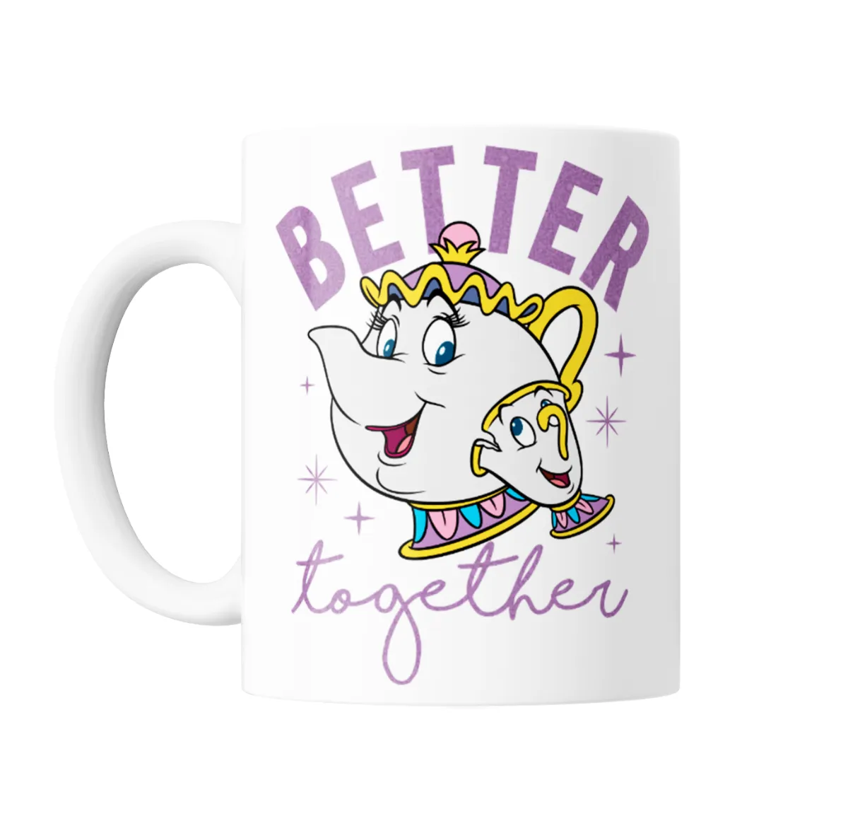 Taza de Cerámica La Bella y La Bestia Madame Samovar y Chip Better Together - vista 2