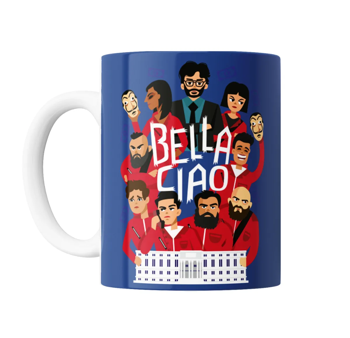 Taza de Cerámica La Casa de Papel Bella Ciao Profesor y Equipo - vista 2