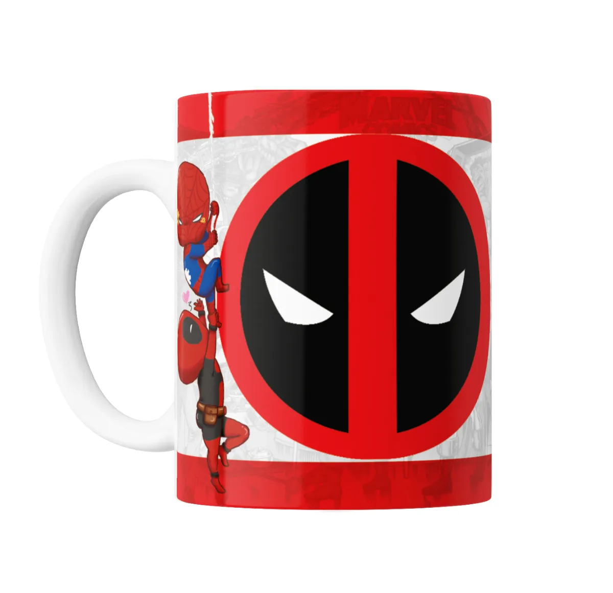 Taza de Cerámica Deadpool Montado en Unicornio - vista 2