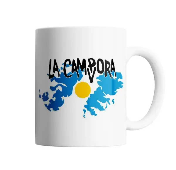 Taza de Cerámica La Cámpora Bandera Argentina