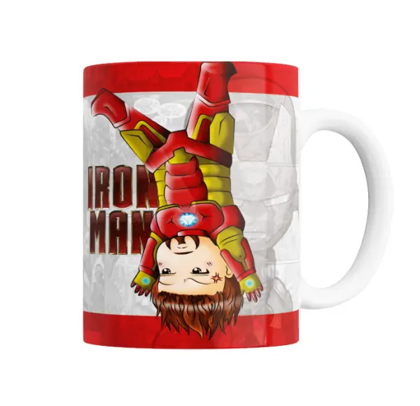 Taza de Cerámica Avengers Iron Man Chibi Invertido