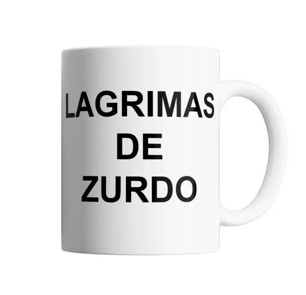 Taza de Cerámica Lagrimas de Zurdo