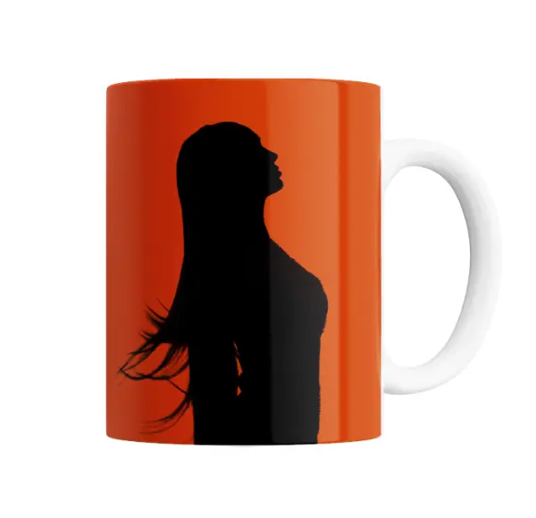 Taza de Cerámica La Joaqui Silueta Pelo al Viento