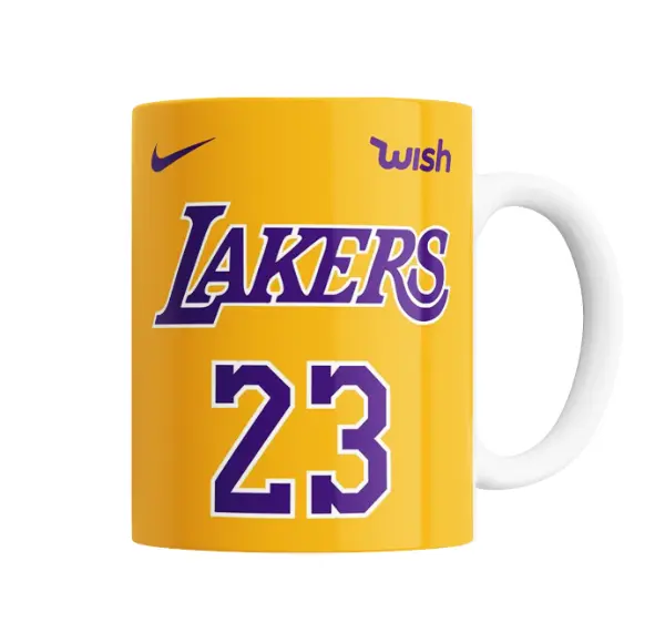 Taza de Cerámica LA Lakers Camiseta 23