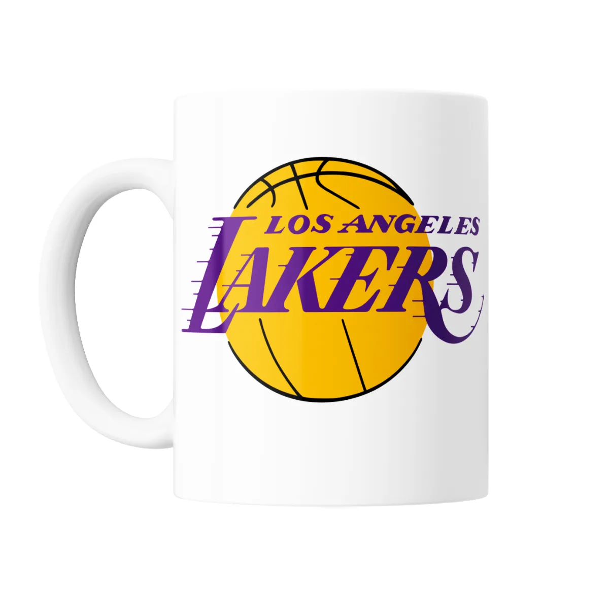Taza de Cerámica LA Lakers Logo Pelota - vista 2