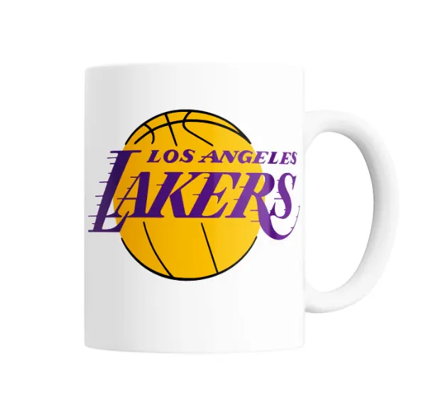 Taza de Cerámica LA Lakers Logo Pelota