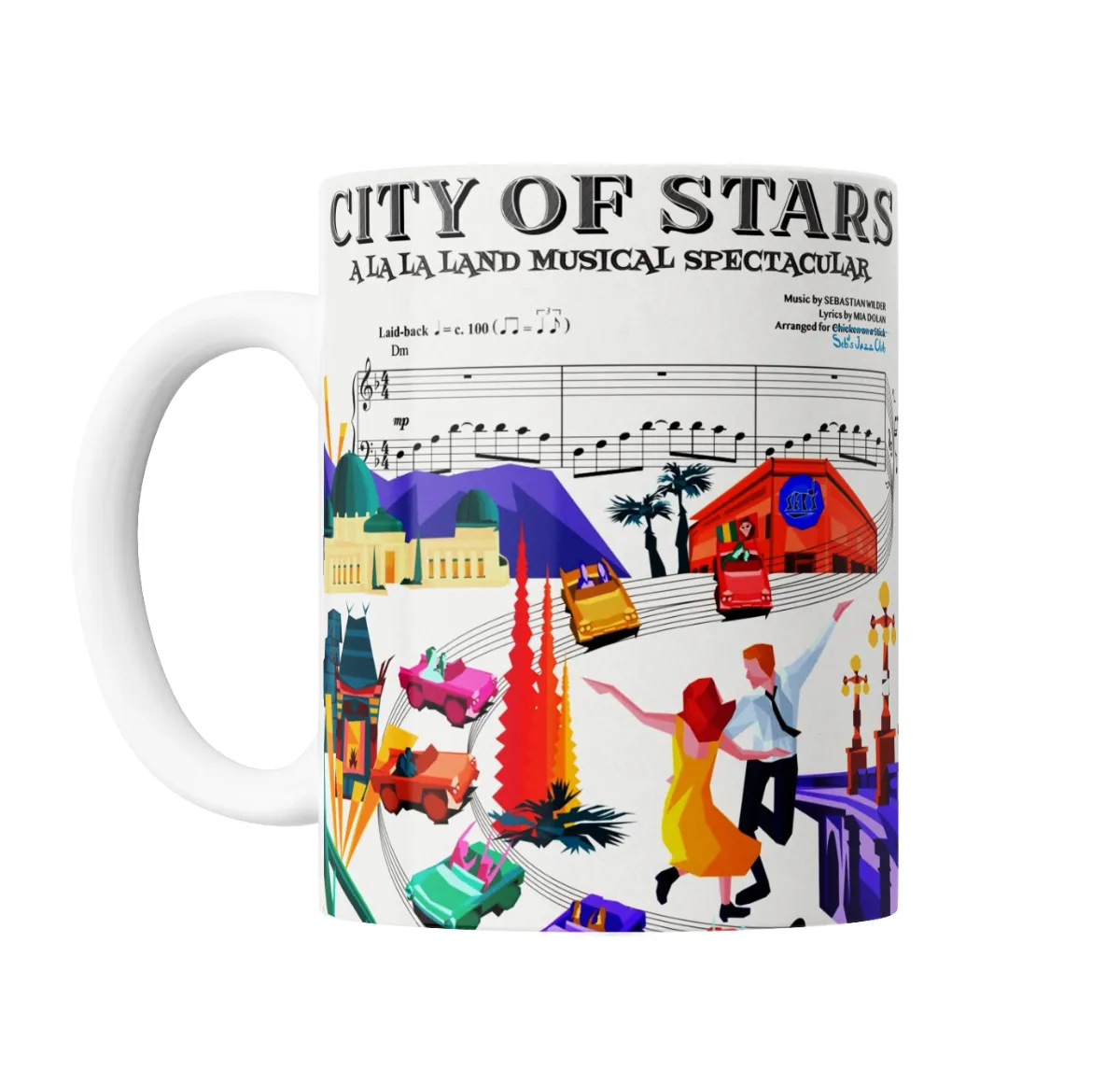 Taza de Cerámica La La Land City of Stars - vista 2