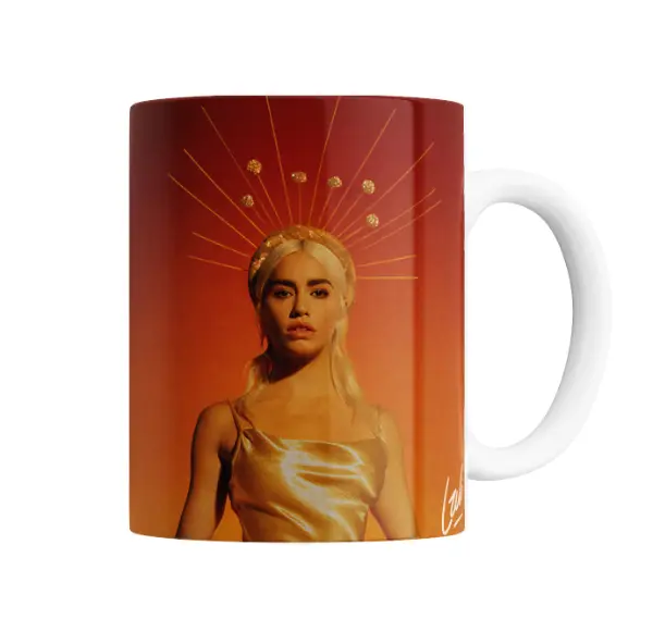Taza de Cerámica Lali Espósito Dorada