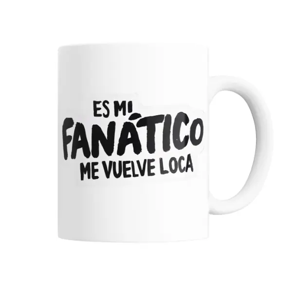Taza de Cerámica Lali Es Mi Fanático Me Vuelve Loca