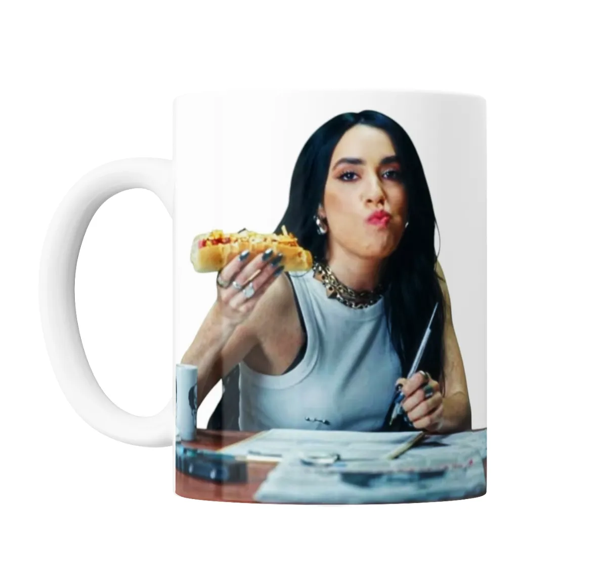 Taza de Cerámica Lali Meme Hot Dog - vista 2