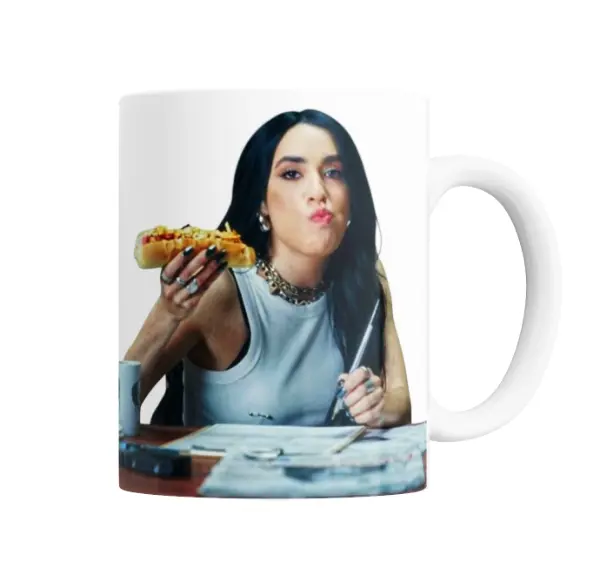 Taza de Cerámica Lali Meme Hot Dog