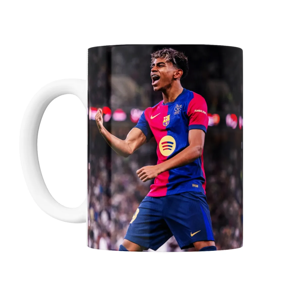 Taza de Cerámica Lamine Yamal Festejo Barcelona - vista 2