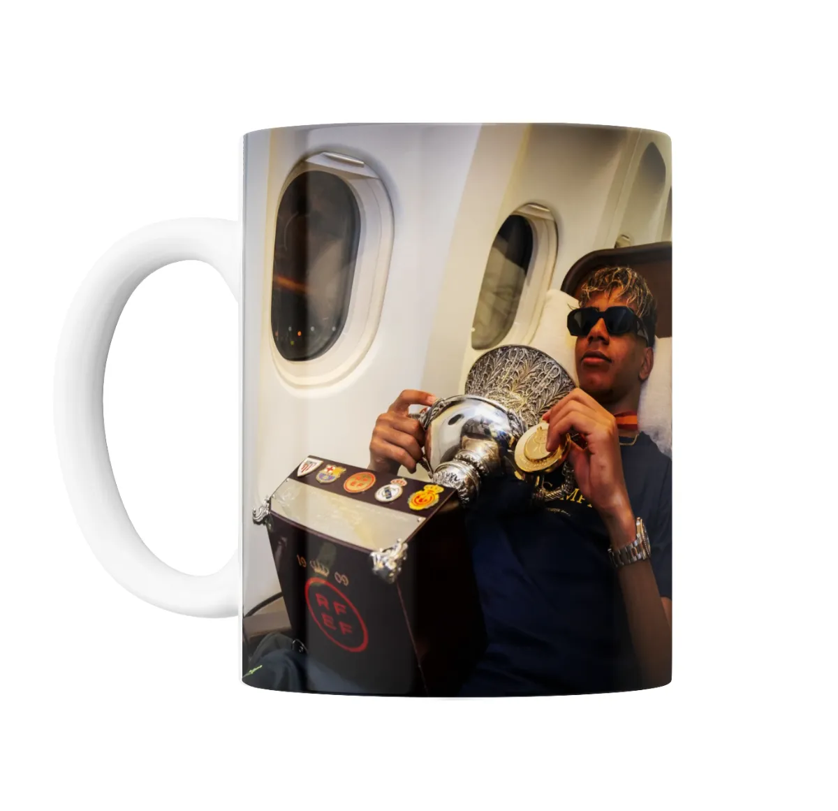 Taza de Cerámica Lamine Yamal Avión Copa del Rey - vista 2