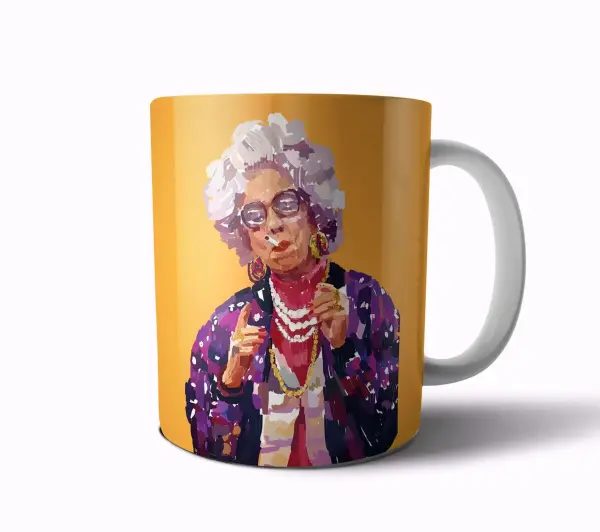 Taza de Cerámica La Niñera Abuela Yetta