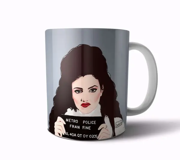 Taza de Cerámica La Niñera Fran Fine Mugshot